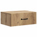 Dulap de noapte suspendat Stejar Artizanal 49 x 34,5 x 20 cm - WALTI WALTI