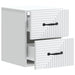 Dulap de noapte suspendat Alb 34,5 x 33 x 40 cm Lemn prelucrat - WALTI WALTI