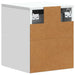 Dulap de noapte suspendat Alb 34,5 x 33 x 40 cm Lemn prelucrat - WALTI WALTI