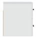 Dulap de noapte suspendat Alb 34,5 x 33 x 40 cm Lemn prelucrat - WALTI WALTI