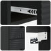 Dulap de noapte suspendat 2 pcs Negru 34,5 x 33 x 40 cm - WALTI WALTI