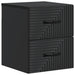 Dulap de noapte suspendat 2 pcs Negru 34,5 x 33 x 40 cm - WALTI WALTI