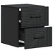 Dulap de noapte suspendat 2 pcs Negru 34,5 x 33 x 40 cm - WALTI WALTI