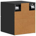 Dulap de noapte suspendat 2 pcs Negru 34,5 x 33 x 40 cm - WALTI WALTI