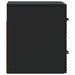 Dulap de noapte suspendat 2 pcs Negru 34,5 x 33 x 40 cm - WALTI WALTI
