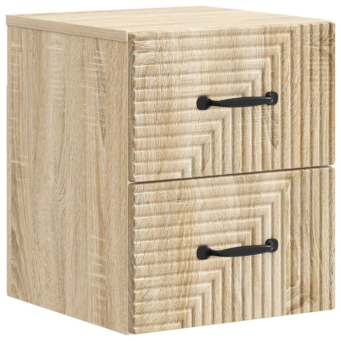 Dulap de noapte suspendat Stejar Sonoma 34,5 x 33 x 40 cm - WALTI WALTI