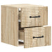 Dulap de noapte suspendat 2 pcs Stejar Sonoma 34,5 x 33 x 40 cm - WALTI WALTI