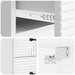 Dulap de noapte suspendat Alb foarte lucios 34,5 x 33 x 40 cm - WALTI WALTI