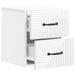 Dulap de noapte suspendat Alb foarte lucios 34,5 x 33 x 40 cm - WALTI WALTI