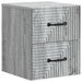 Dulap de noapte suspendat Sonoma gri 34,5 x 33 x 40 cm - WALTI WALTI