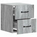 Dulap de noapte suspendat Sonoma gri 34,5 x 33 x 40 cm - WALTI WALTI