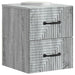Dulap de noapte suspendat Sonoma gri 34,5 x 33 x 40 cm - WALTI WALTI