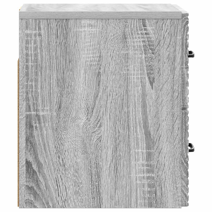 Dulap de noapte suspendat Sonoma gri 34,5 x 33 x 40 cm - WALTI WALTI