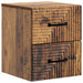 Dulap de noapte suspendat Lemn vechi 34,5 x 33 x 40 cm - WALTI WALTI