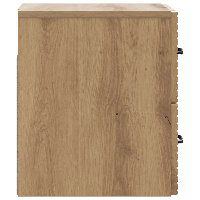 Dulap de noapte suspendat Stejar Artizanal 34,5 x 33 x 40 cm WALTI
