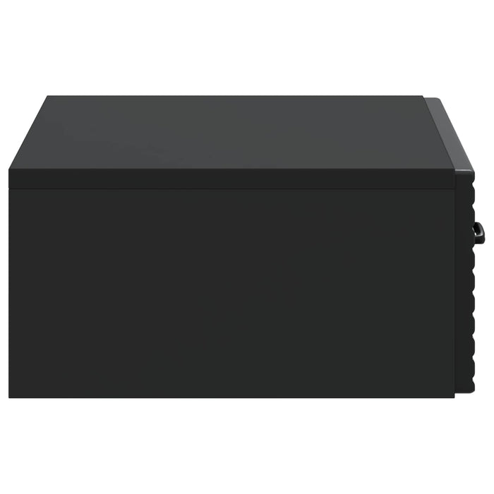 Masă laterală montată pe perete Negru 59 x 34,5 x 17 cm - WALTI WALTI