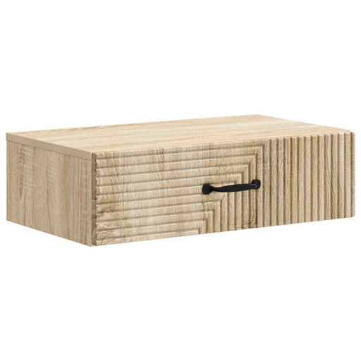 Masă laterală montată pe perete Stejar Sonoma 59 x 34,5 x 17 cm - WALTI WALTI