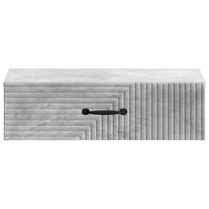 Masă laterală montată pe perete Gri Beton 59 x 34,5 x 17 cm - WALTI WALTI