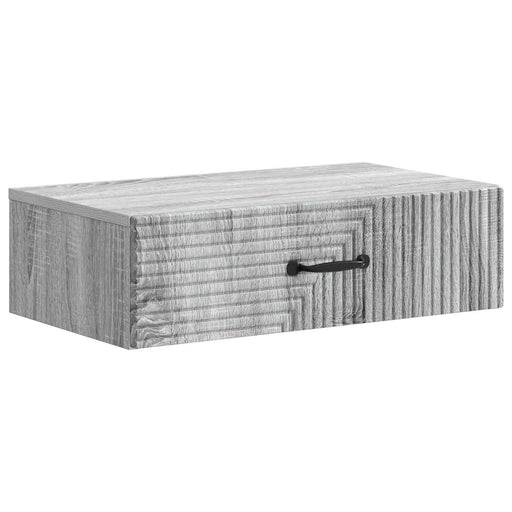 Masă laterală montată pe perete Sonoma gri 59 x 34,5 x 17 cm - WALTI WALTI