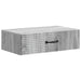 Masă laterală montată pe perete Sonoma gri 59 x 34,5 x 17 cm - WALTI WALTI