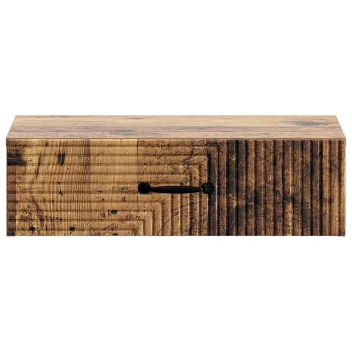 Masă laterală montată pe perete Lemn vechi 59 x 34,5 x 17 cm - WALTI WALTI