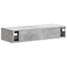 Masă laterală montată pe perete Gri Beton 87,5 x 34,5 x 17 cm - WALTI WALTI