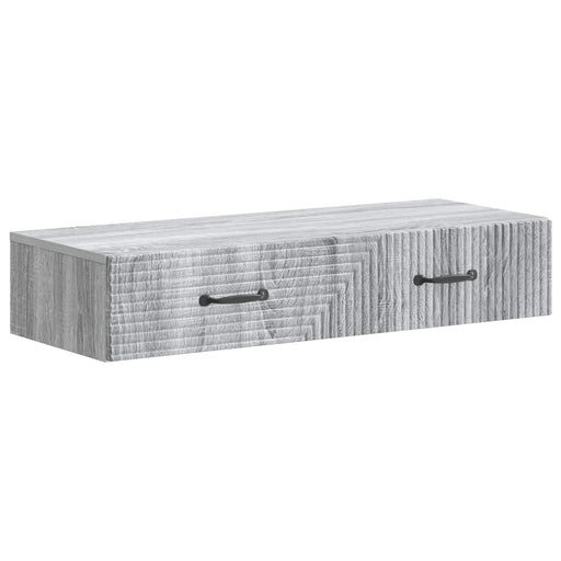 Masă laterală montată pe perete Sonoma gri 87,5 x 34,5 x 17 cm - WALTI WALTI