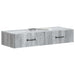 Masă laterală montată pe perete Sonoma gri 87,5 x 34,5 x 17 cm - WALTI WALTI