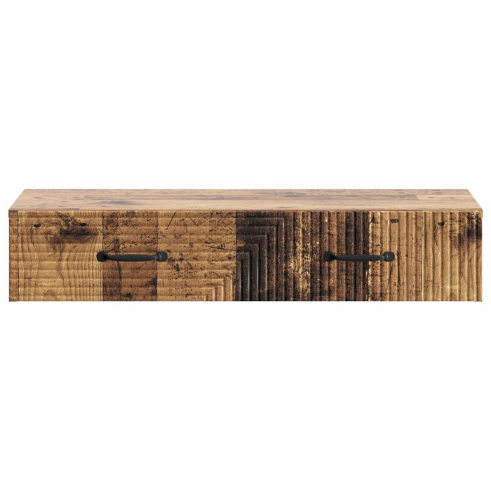 Masă laterală montată pe perete Lemn vechi 87,5 x 34,5 x 17 cm - WALTI WALTI