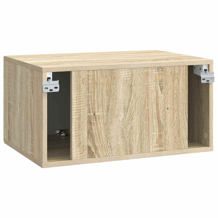 Oglindă TV montată pe perete Stejar Sonoma 59,5 x 41 x 30 cm - WALTI WALTI