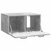 Oglindă TV montată pe perete Gri Beton 59,5 x 41 x 30 cm - WALTI WALTI