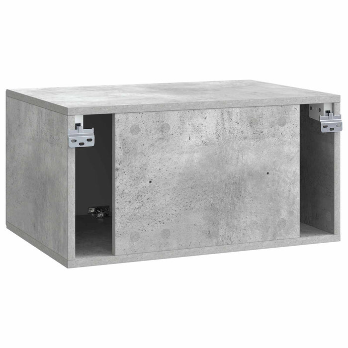 Oglindă TV montată pe perete Gri Beton 59,5 x 41 x 30 cm - WALTI WALTI