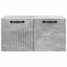Oglindă TV montată pe perete Gri Beton 59,5 x 41 x 30 cm - WALTI WALTI