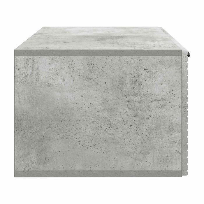 Oglindă TV montată pe perete Gri Beton 59,5 x 41 x 30 cm - WALTI WALTI