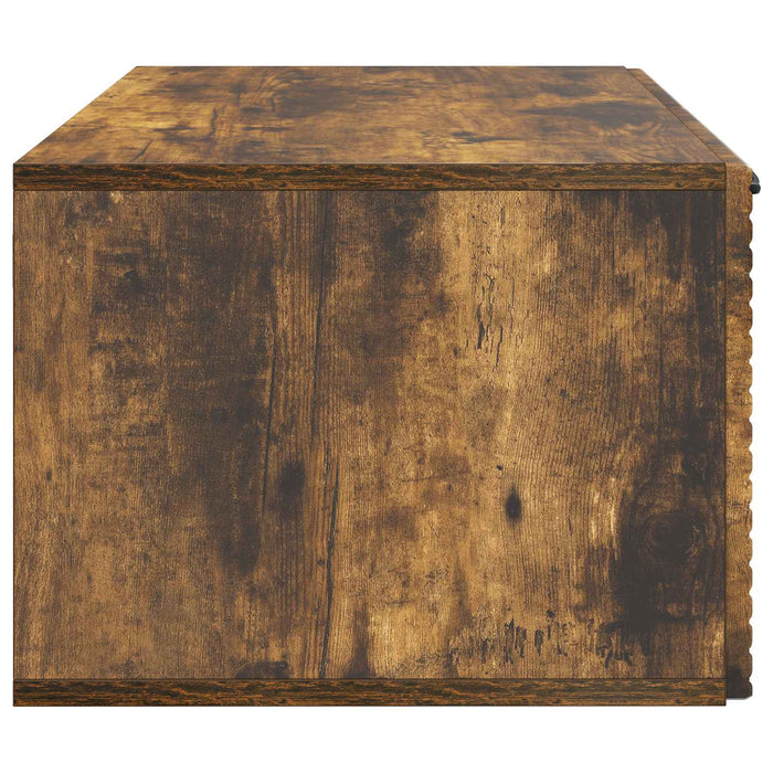 Oglindă TV montată pe perete Stejar fumuriu 59,5 x 41 x 30 cm - WALTI WALTI
