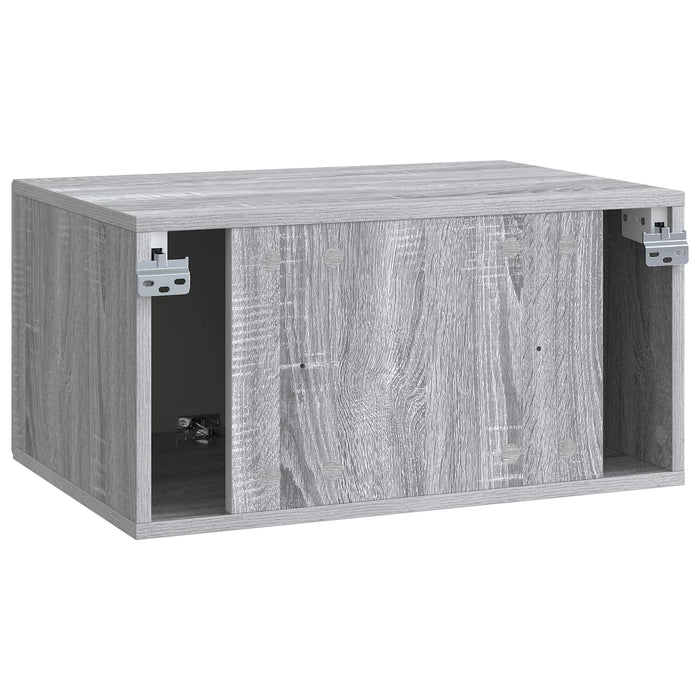 Oglindă TV montată pe perete Sonoma gri 59,5 x 41 x 30 cm - WALTI WALTI