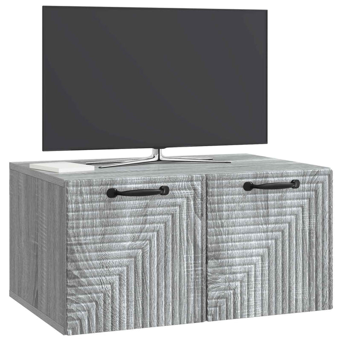 Oglindă TV montată pe perete Sonoma gri 59,5 x 41 x 30 cm - WALTI WALTI