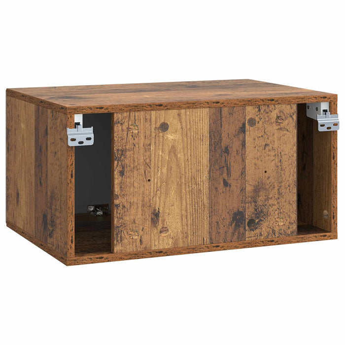 Oglindă TV montată pe perete Lemn vechi 59,5 x 41 x 30 cm - WALTI WALTI