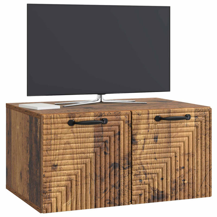 Oglindă TV montată pe perete Lemn vechi 59,5 x 41 x 30 cm - WALTI WALTI