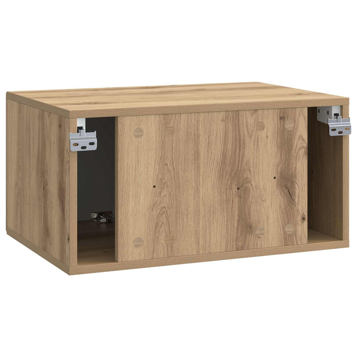 Oglindă TV montată pe perete Stejar Artizanal 59,5 x 41 x 30 cm - WALTI WALTI