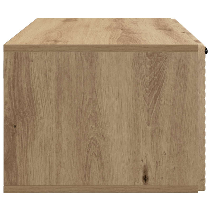 Oglindă TV montată pe perete Stejar Artizanal 59,5 x 41 x 30 cm - WALTI WALTI