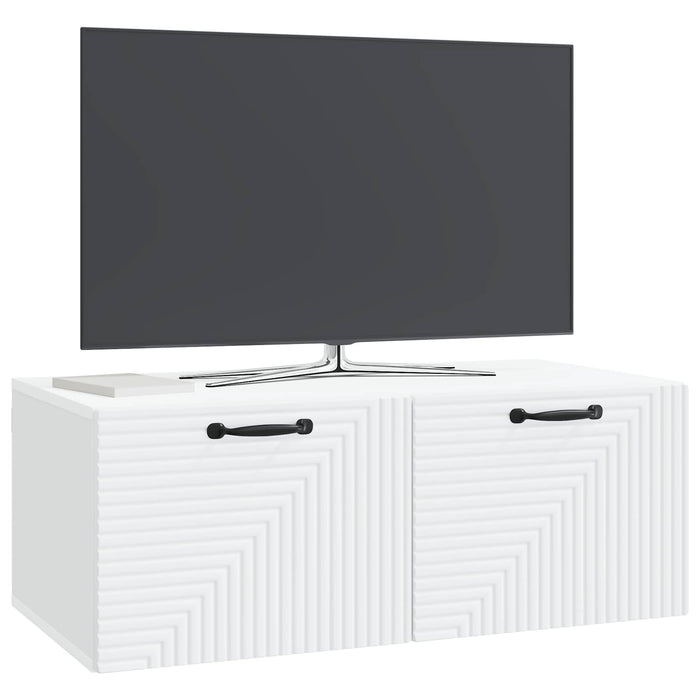 Oglindă TV montată pe perete Pe perete Alb 78,5 x 41 x 30 cm - WALTI WALTI