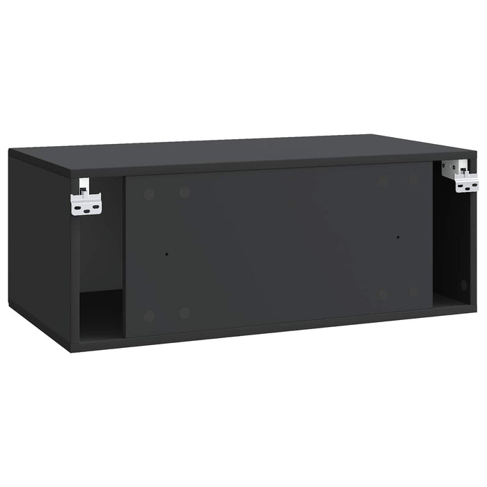 Oglindă TV montată pe perete Pe perete Negru 78,5 x 41 x 30 cm - WALTI WALTI