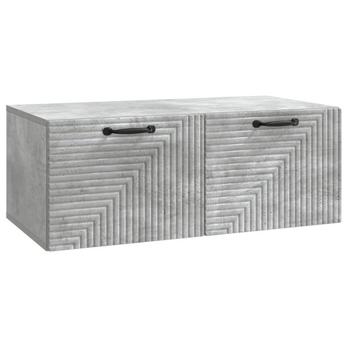 Oglindă TV montată pe perete Gri Beton 78,5 x 41 x 30 cm - WALTI WALTI