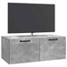 Oglindă TV montată pe perete Gri Beton 78,5 x 41 x 30 cm - WALTI WALTI