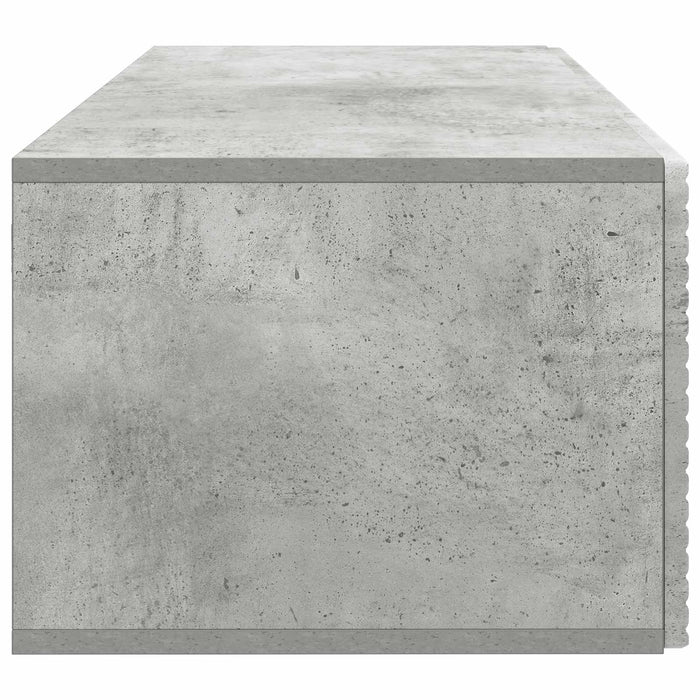 Oglindă TV montată pe perete Gri Beton 78,5 x 41 x 30 cm - WALTI WALTI
