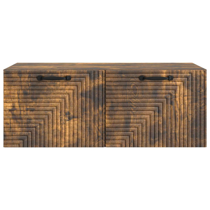 Oglindă TV montată pe perete Stejar fumuriu 78,5 x 41 x 30 cm - WALTI WALTI