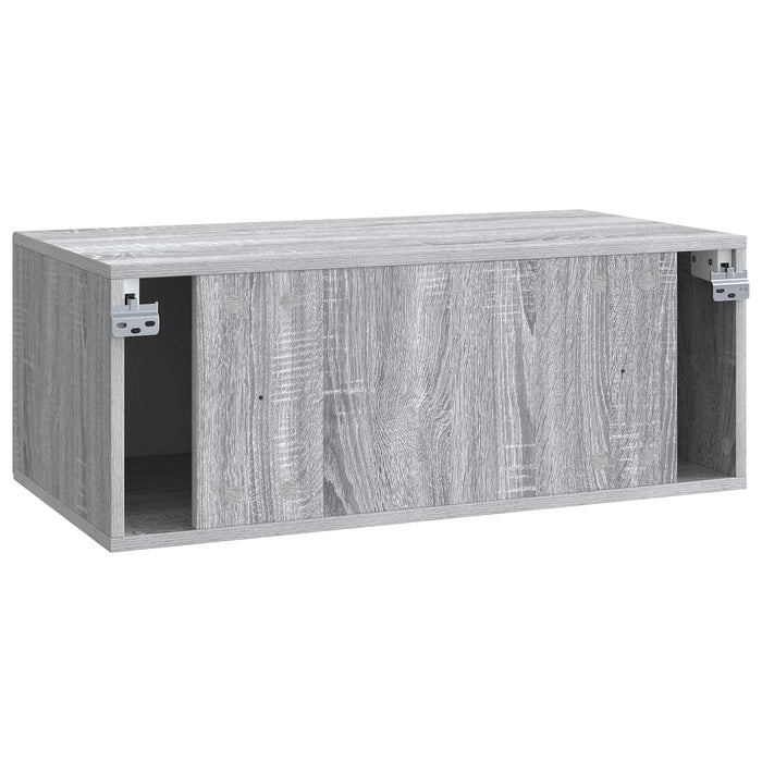 Oglindă TV montată pe perete Sonoma gri 78,5 x 41 x 30 cm - WALTI WALTI