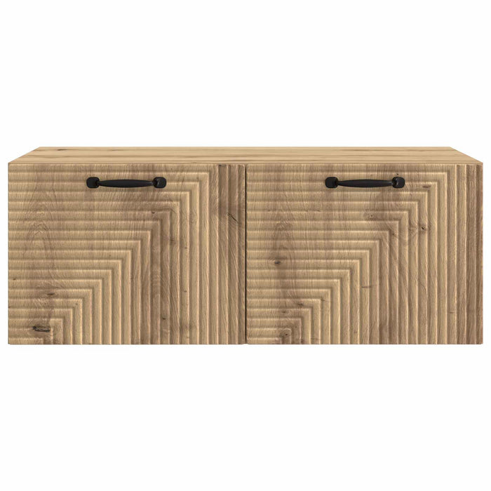 Oglindă TV montată pe perete Stejar Artizanal 78,5 x 41 x 30 cm - WALTI WALTI