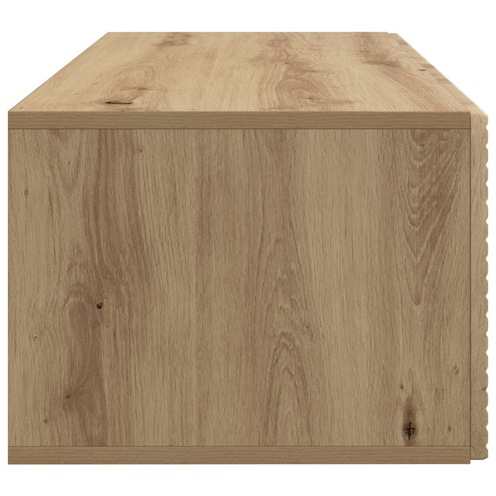 Oglindă TV montată pe perete Stejar Artizanal 78,5 x 41 x 30 cm - WALTI WALTI